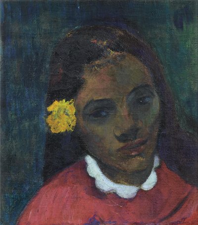 Francia: Tête de Tahitienne, ou La Fleur qui écoute alkotó: Paul Gauguin