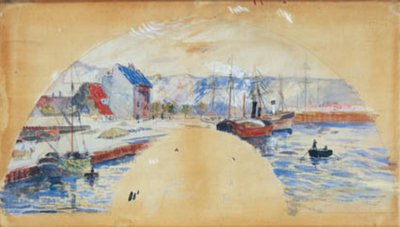Kikötői parti alkotó: Paul Gauguin