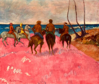 Lovasok a parton, 1902, 1937. alkotó: Paul Gauguin