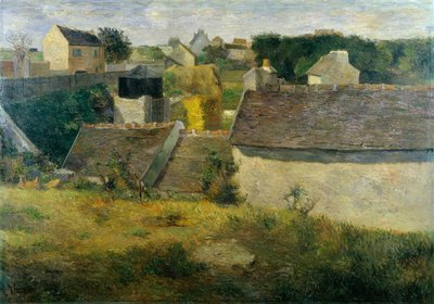 Házak Vaugirardban Vaugiraud házak, 1880. alkotó: Paul Gauguin
