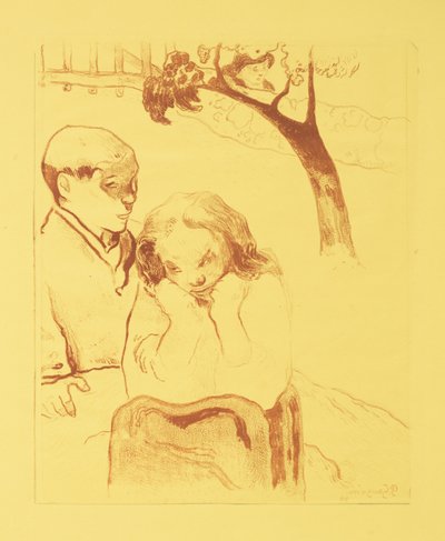 Menschliches Elend alkotó: Paul Gauguin