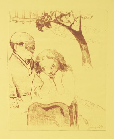 Emberi nyomorúság, 1889 alkotó: Paul Gauguin