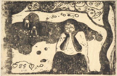 Emberi nyomorúság, 1898-99. alkotó: Paul Gauguin