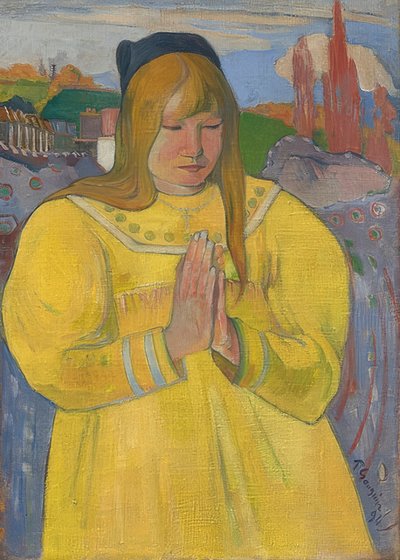 Fiatal keresztény lány. 1984 alkotó: Paul Gauguin