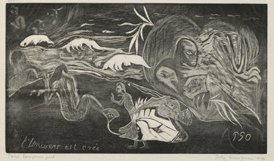 A világegyetem teremtése alkotó: Paul Gauguin