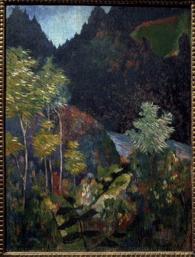 Táj - olaj, vászon alkotó: Paul Gauguin