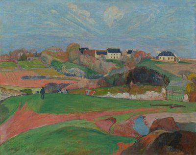 Tájkép Le Pouldu-ban alkotó: Paul Gauguin