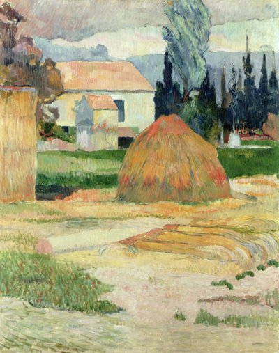 Táj Arles közelében alkotó: Paul Gauguin