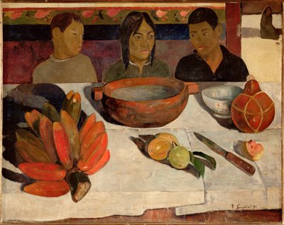 Az étkezés, vagy banán (festmény vászonra) alkotó: Paul Gauguin
