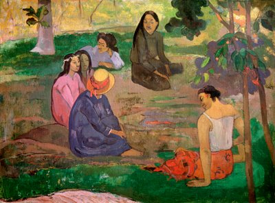 A beszélgetés szavai, 1891 alkotó: Paul Gauguin