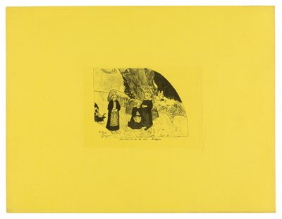 A tenger drámái: Bretagne, a Volpini-szvitből alkotó: Paul Gauguin