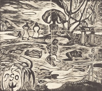 Mahana Atua Az istenek tápláléka, 18941895. alkotó: Paul Gauguin