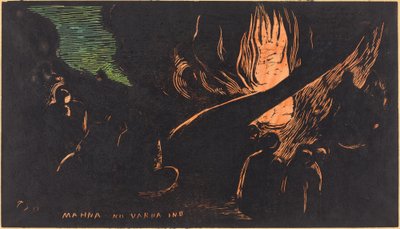Mahna no Varua Ino (Az ördög beszél) alkotó: Paul Gauguin