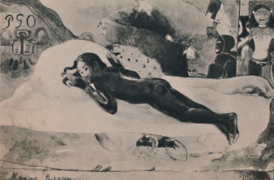 Manao Tupapau The Spirit of the Dead órák, 1892 körül, 1946 alkotó: Paul Gauguin