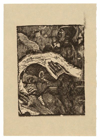 Manao tupapau (A szellemre gondol vagy a szellem gondol rá) alkotó: Paul Gauguin