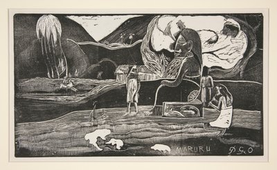 Maruru; Merci – Hálafelajánlás alkotó: Paul Gauguin