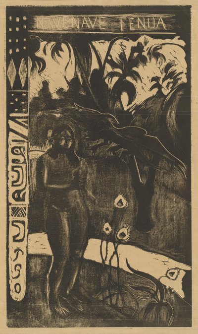 Nave Nave Fenua (Elragadó föld) alkotó: Paul Gauguin