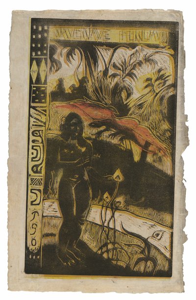 Nave nave fenua (Delightful Land), a Noa Noa lakosztályból alkotó: Paul Gauguin