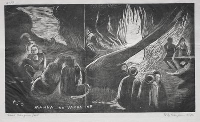 Noé Noé; Az ördög beszél (Mahna No Varua Ino) alkotó: Paul Gauguin