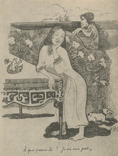 Arról, hogy mit gondolsz, nem tudom, 1936 alkotó: Paul Gauguin