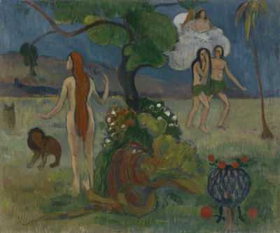 Elveszett paradicsom, 1890 körül (olaj, vászon) alkotó: Paul Gauguin