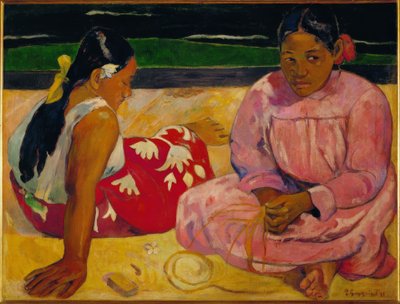 Paul Gauguin / Tahiti nők a tengerparton, 1891, Olaj, vászon, 69 × 91 cm, RF 2765 alkotó: Paul Gauguin