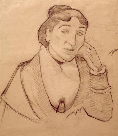 Arlesienne portréja alkotó: Paul Gauguin