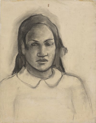 Tehamana portréja, 1891-93 alkotó: Paul Gauguin