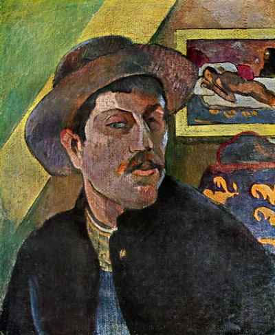 Önarckép kalapban, 1893-1894 1939. alkotó: Paul Gauguin