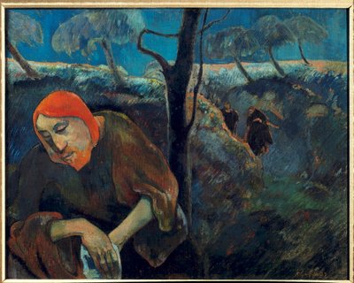 Önarckép vagy „Krisztus az olajfák kertjében” Paul Gauguin (1848-1903) festménye, 1889 Palm Beach. Norton Művészeti Múzeum alkotó: Paul Gauguin