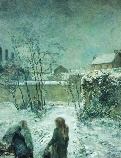 Snow, Carcel Road, 1883 alkotó: Paul Gauguin
