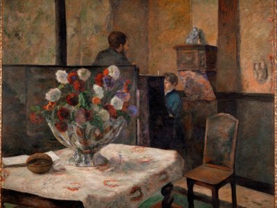 Csendélet virágokkal alkotó: Paul Gauguin