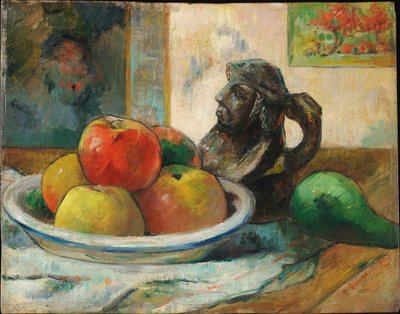 Csendélet almával, körtével és kancsóval alkotó: Paul Gauguin