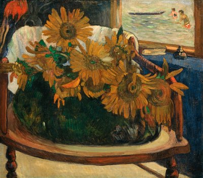 Napraforgók egy karosszéken Napraforgók egy karosszéken, 1901. alkotó: Paul Gauguin