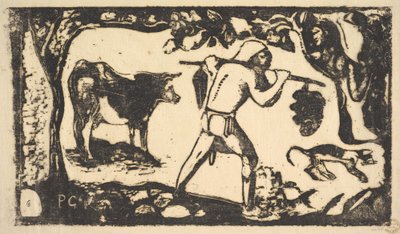 Tahiti Banánt hordozó, 1898-99. alkotó: Paul Gauguin