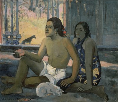 Tahiti:  ohipa Nem dolgozni alkotó: Paul Gauguin