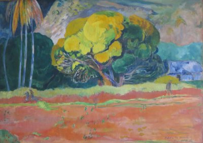 Tahiti:  Fatata te moua A hegy lábánál alkotó: Paul Gauguin