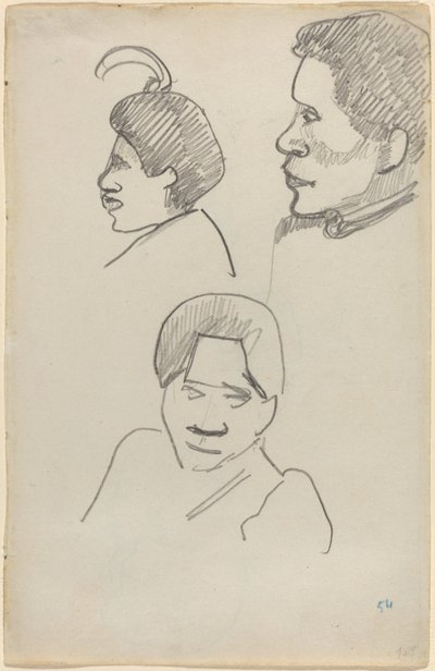Tahiti fejek alkotó: Paul Gauguin