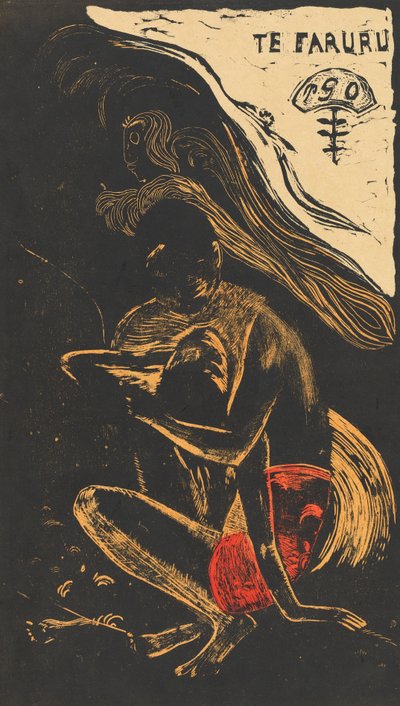 Te Faruru Itt szeretkeznek, 18941895. alkotó: Paul Gauguin