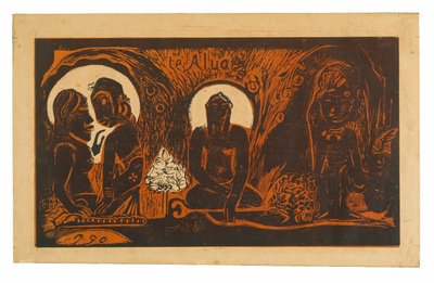 Te atua (Az Isten), a Noa Noa szvitből alkotó: Paul Gauguin
