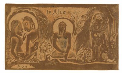 Te atua (Az Isten), a Noa Noa szvitből alkotó: Paul Gauguin