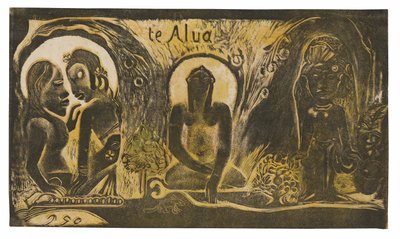 Te atua (Az Isten) a Noa Noa szvitből alkotó: Paul Gauguin