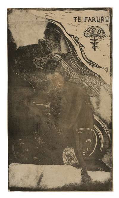 Te faruru (Here We Make Love), a Noa Noa szvitből alkotó: Paul Gauguin