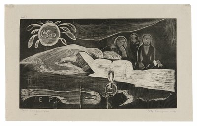 Te po (Az éjszaka), a Noa Noa szvitből alkotó: Paul Gauguin