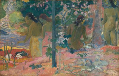 A fürdőzők alkotó: Paul Gauguin