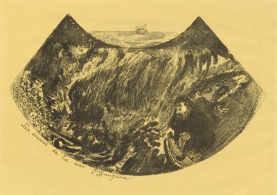 A tenger drámái (Lesüllyedés a forgatagba) alkotó: Paul Gauguin