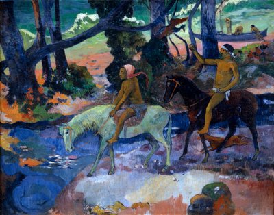 A Ford The Flight, 1901. alkotó: Paul Gauguin