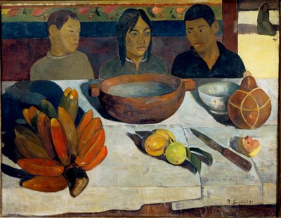 Az étkezés vagy a banán alkotó: Paul Gauguin