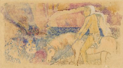 A póni c. 1902. alkotó: Paul Gauguin