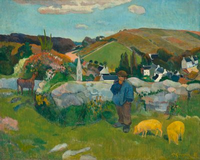 A disznópásztor, 1888 alkotó: Paul Gauguin